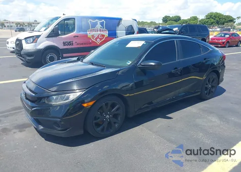 2020 Honda Civic Sport from USA, damaged, VIN 19XFC2F82LE203316